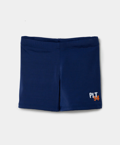 Pantaloneta de Baño Para Niño En Licra Color Azul