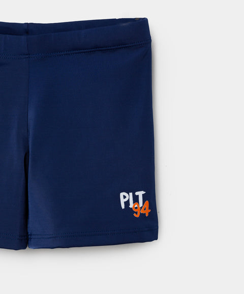 Pantaloneta de Baño Para Niño En Licra Color Azul