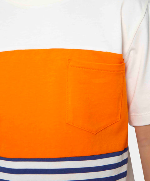 Camiseta Manga Corta Para Niño En Tela Suave Color Marfil