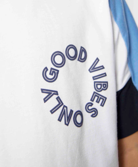 Camiseta Manga Corta Para Niño En Tela Suave Color Blanco