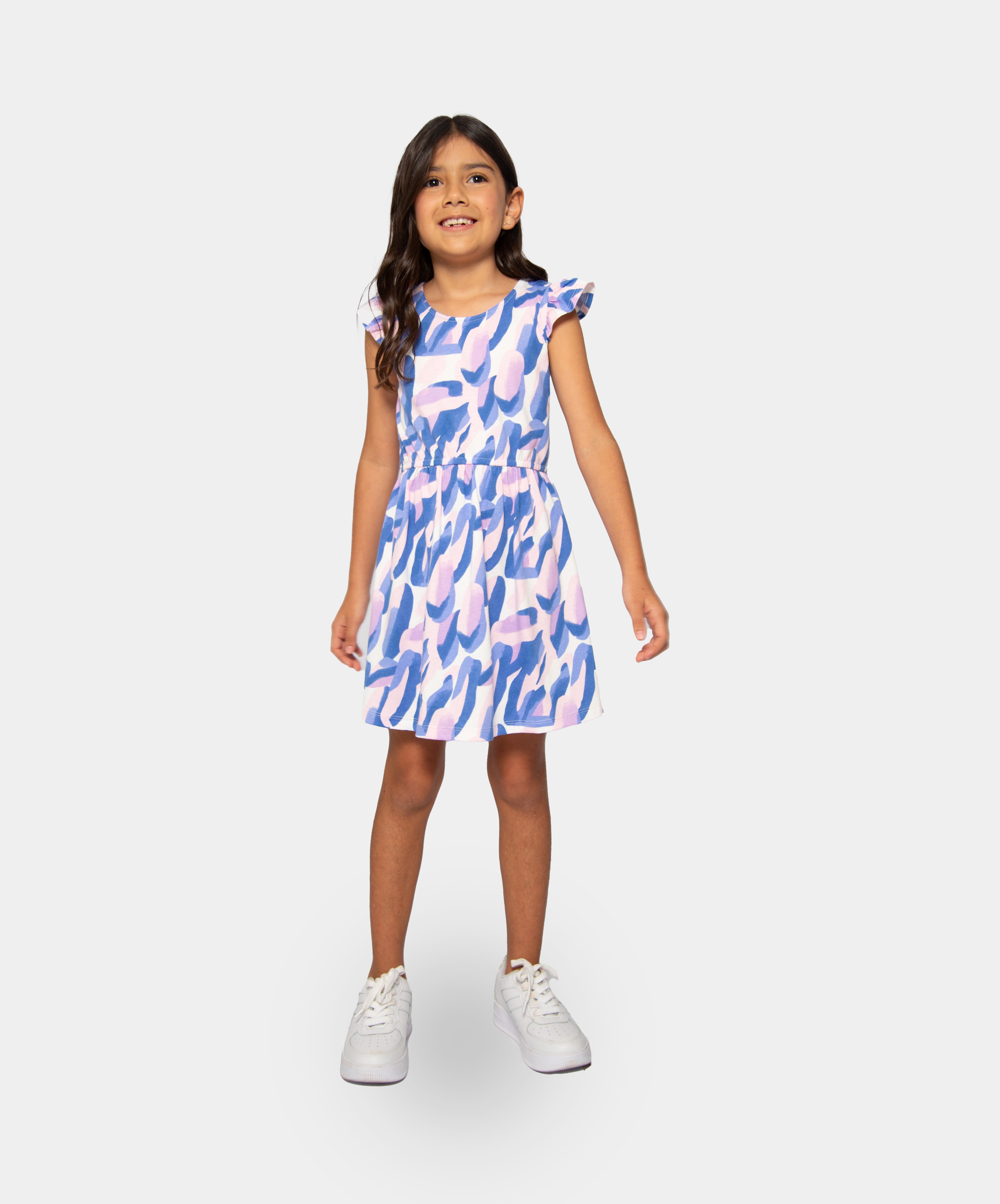 Vestido Estampado Para Niña En Algodón– POLITO