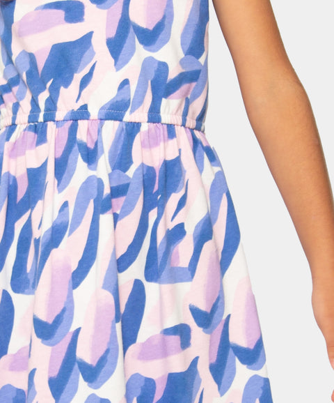 Vestido Estampado Para Niña En Algodón