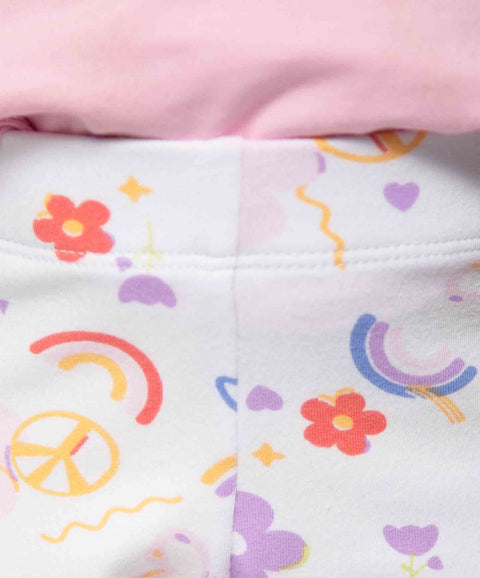 Conjunto Blusa Y Leggins Para Bebé Niña En Licra Color Rosado