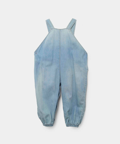 Overol Para Recién Nacida En Denim Color Índigo