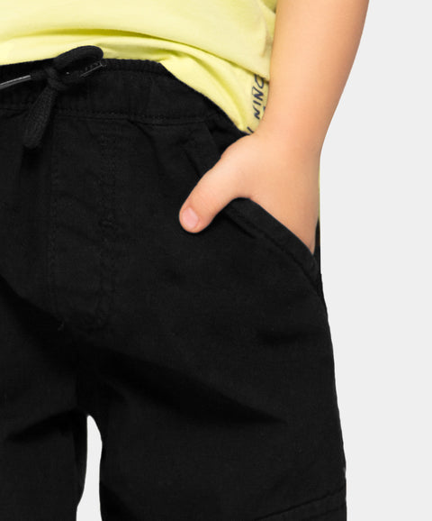 Jogger Para Bebé Niño En Popelina Color Negro