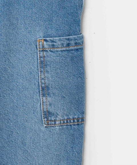 Overol Largo Para Niño En Denim Color Índigo