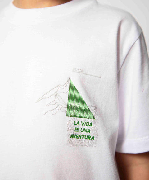 Camiseta Manga Corta Para Niño En Tela Suave Color Blanco