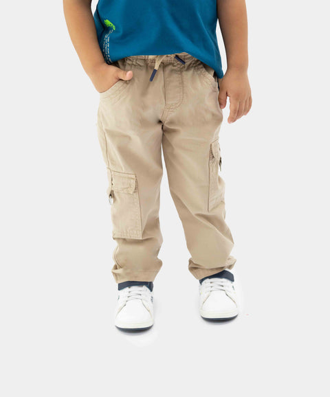 Pantalón Para Bebé Niño  Color Arena