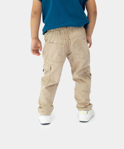 Pantalón Para Bebé Niño  Color Arena