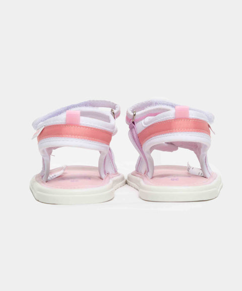Sandalias Para Recién Nacida En Material Sintético Color Rosado