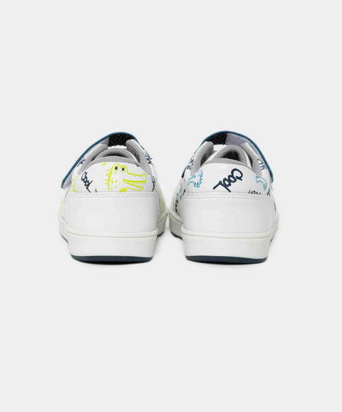 Tenis Para Bebe Niño En Material Sintético Color Blanco