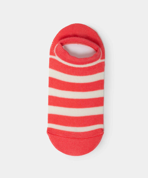 Medias Tobilleras X 2 Para Niña En Algodón Color Salmón