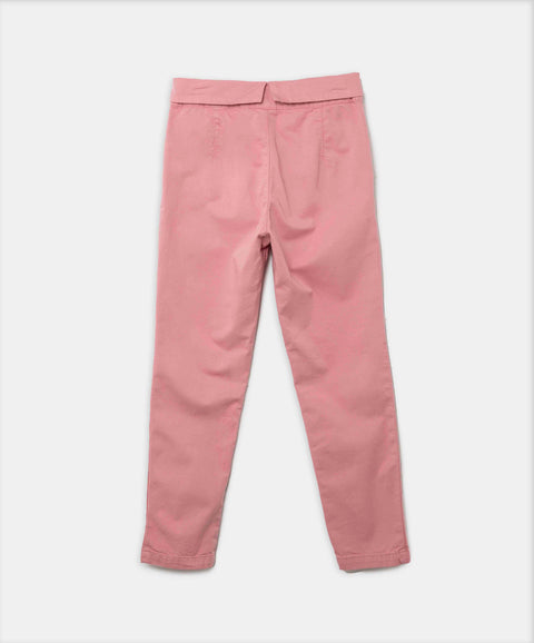 Pantalón Para Niña  En Tela Suave Color Rosado