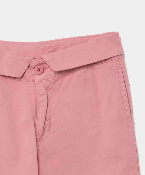 Pantalón Para Niña  En Tela Suave Color Rosado