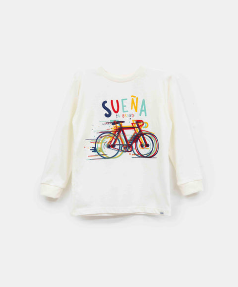 Pijama Manga Larga Y Pantalón Para Bebé Niño En Tela Suave Color Mármol