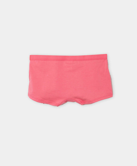 Paquete De Panties X 3 Para Niña En Algodón Color Coral Rosado Y Azul