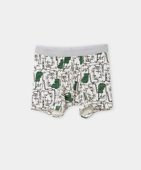 Paquete De Bóxer X 3 Para Niño En Algodón Color Verde Negro Y Blanco