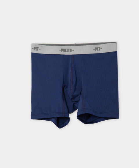 Paquete De Bóxer X 3 Para Niño En Microfibra Color Azul Y Gris