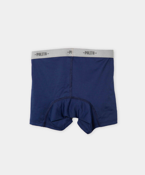 Paquete De Bóxer X 3 Para Niño En Microfibra Color Azul Y Gris