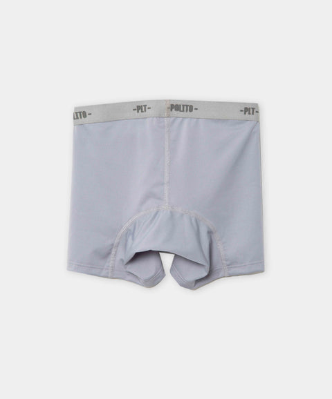 Paquete De Bóxer X 3 Para Niño En Microfibra Color Azul Y Gris