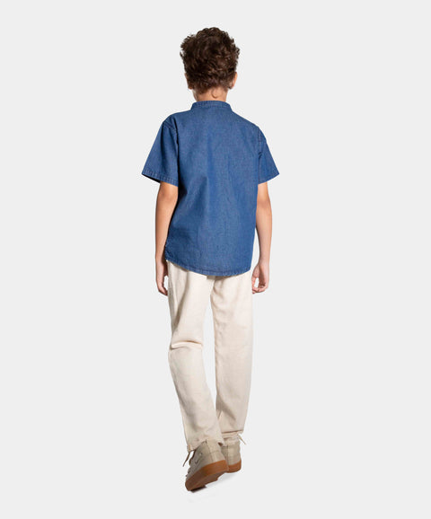 Conjunto De Camisa Y Pantalón Para Niño Color Indigo