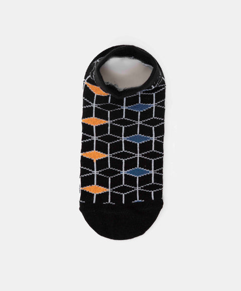 Medias Tobillera X 2 Para Niño En Algodón Color Negro