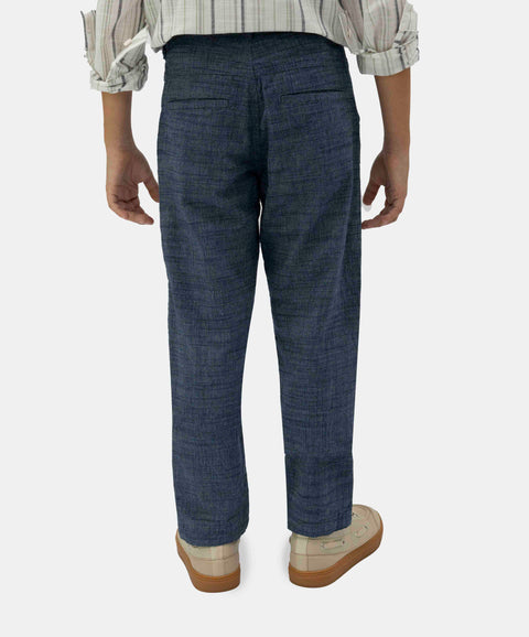 Pantalón Formal Para Niño En Drill Color Azul Navy