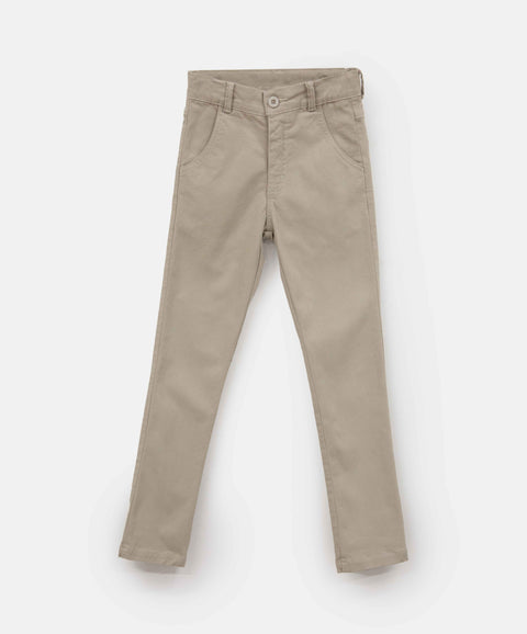 Pantalón Formal Para Niño Color Kaki