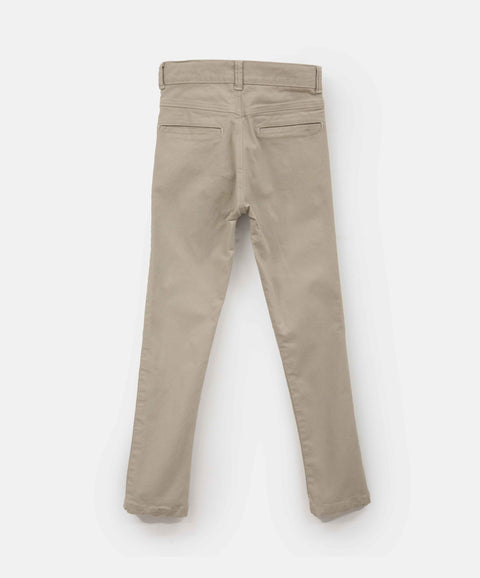 Pantalón Formal Para Niño Color Kaki