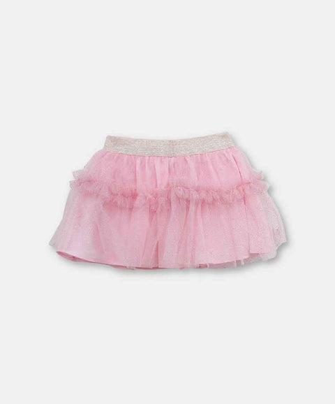 Falda Para Bebé Niña En Tull Color Rosado Claro