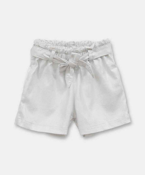 Conjunto Blusa Y Short Para Bebé Niña Color Marfil