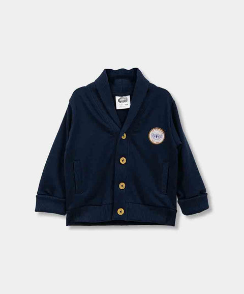 Buzo Para Recién Nacido En Burda Color Azul Oscuro