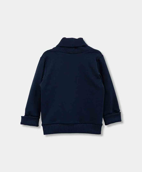 Buzo Para Recién Nacido En Burda Color Azul Oscuro