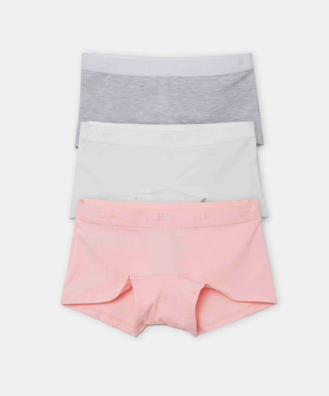 Paquete De Panties X 3 Para Niña En Algodón Color Gris