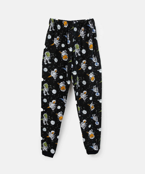 Pijama Que Alumbra Para Niño Color Negro