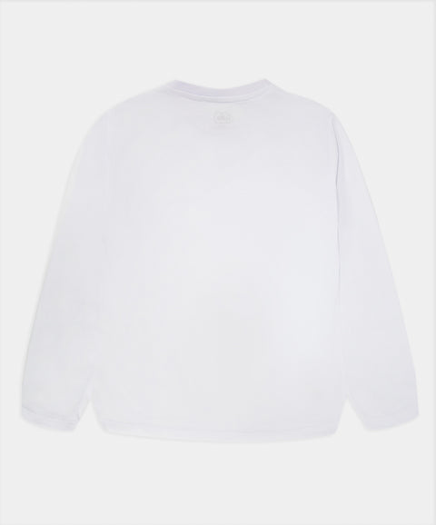 Pijama Camiseta Manga Larga Y Pantalón Para Niño Color Blanco