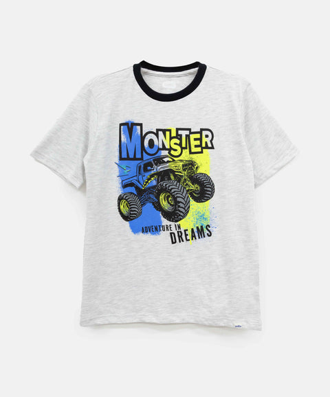 Pijama Manga Corta Y Short Para Niño En Tela Suave Color Blanco Jasped