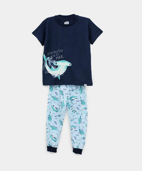 Pijama Que Alumbra Para Niño Bebé Color Azul