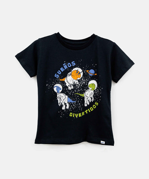 Pijama Que Alumbra Para Bebé Niño En Tela Suave Color Negro