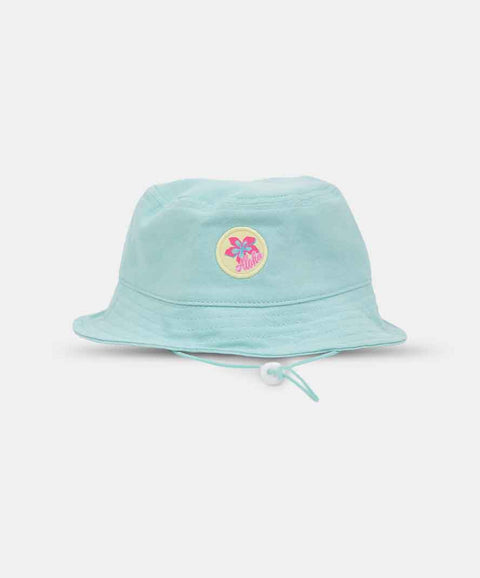 Gorro Playero Para Recién Nacida Color Verde Agua
