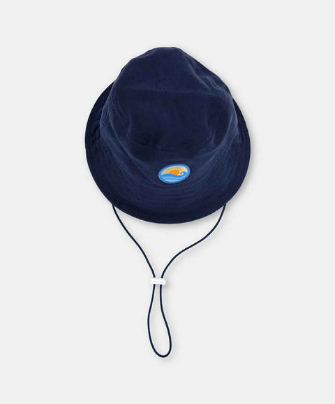 Gorro Playero Para Recién Nacido Color Azul Oscuro