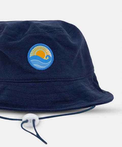 Gorro Playero Para Recién Nacido Color Azul Oscuro