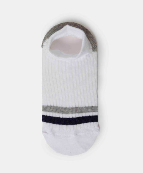 Medias Tobillera X 2 Para Niño En Algodón Color Gris Y Blanco