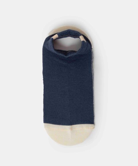 Medias Tobillera X 2 Para Niño En Algodón Color Azul