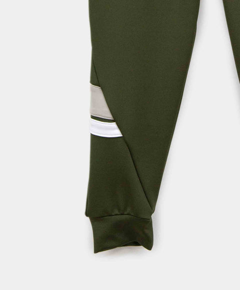 Jogger Deportivo Para Niño  En Burda Color Verde Militar