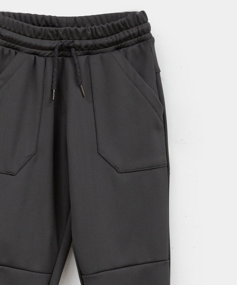Jogger Deportivo Perchado Para Niño Color Gris Oscuro
