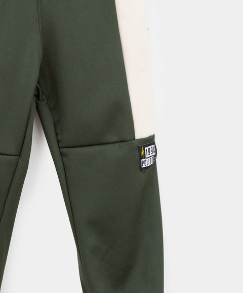Jogger Deportivo Perchado Para Bebé Niño Color Verde Oscuro
