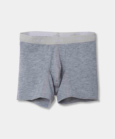 Paquete De Bóxer X 3 Para Niño En Algodón Color Gris Y Azul