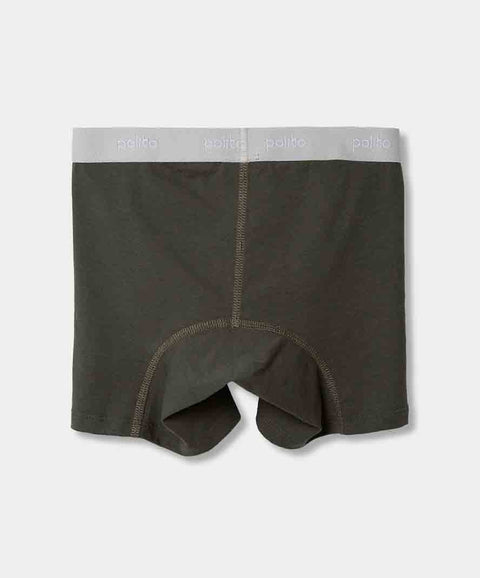 Paquete De Bóxer X 3 Para Niño En Algodón Color Negro Verde Y Blanco