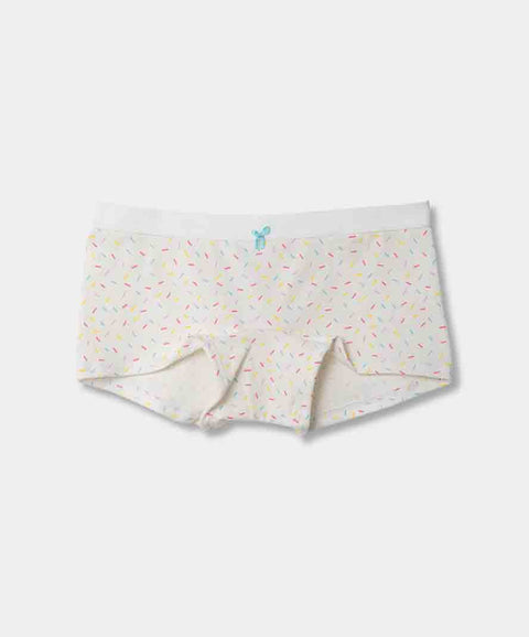 Paquete De Panties X3 Para Niña En Algodón Color Azul Lila Y Marfil